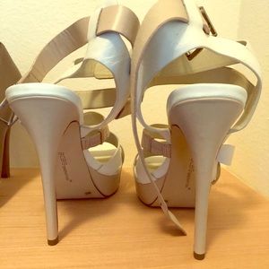 SOLD SOLS SOLD!!! BCBG STRAP HIGH HEEL PLATFORMS